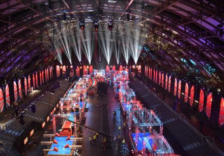 Ninja Warrior TV Set in Central Hall